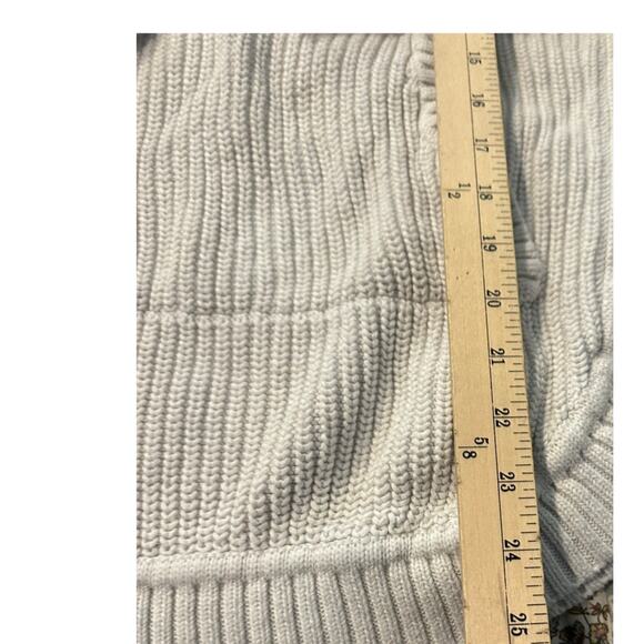 Ugg Raeylynn Wool-Blend Poncho Size Small women's Turtle Neck Warm Cream Color - Picture 5 of 5
